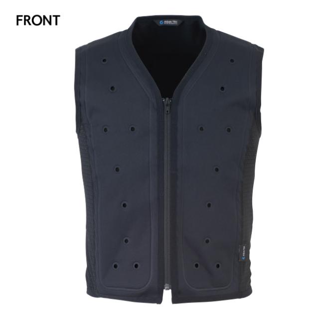 ビッグボーン AQUA TEC AT101 アクアウォーターベスト | bigborn バッテリー不要 AQUA WATER VEST アクア ウォーター ベスト 水だけ 冷却 夏 涼しい ひんやり 熱中症 猛暑 対策 冷感 冷たい 爽快 清涼 熱中症 対策 黒 2024 2024年 新商品 新作