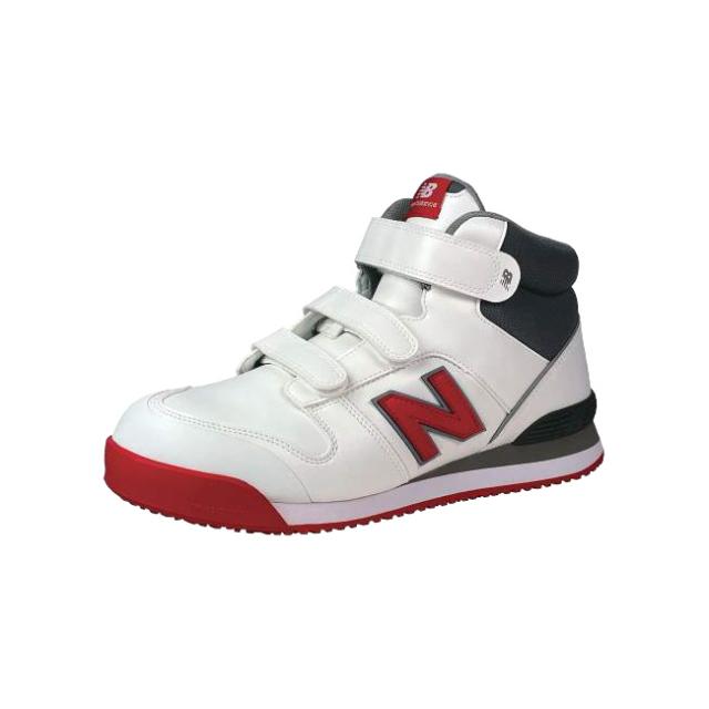 New Balance ホワイトホワイトレッド 安全靴 PO-113 25.0 New Balance ホワイトホワイトレッド 安全靴 PO-113 25.0