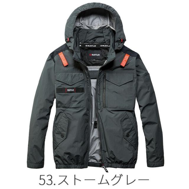 【2026年 オーシャンブルーファン＋30Vバッテリーセット】バートル BURTLE 空調ウェア EFウェア 【AC1151】 長袖 タクティカル ブルゾン フード付き 超冷却保冷剤付き