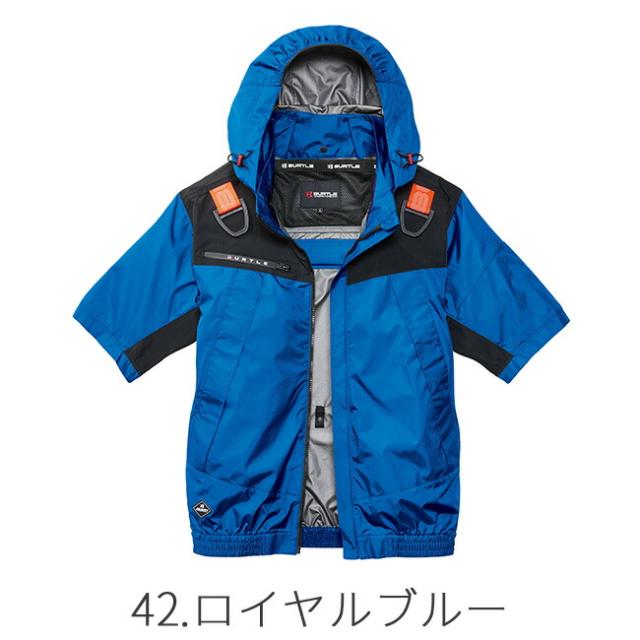 【2026年 マーリンファン＋30Vバッテリーセット】バートル BURTLE 空調ウェア EFウェア 【AC1196】 半袖 ブルゾン 超冷却保冷剤付き_8
