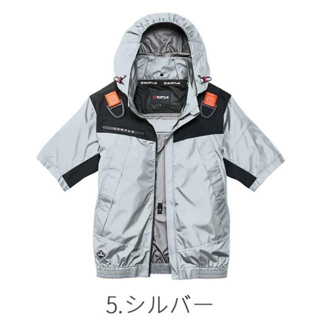 【2026年 マーリンファン＋30Vバッテリーセット】バートル BURTLE 空調ウェア EFウェア 【AC1196】 半袖 ブルゾン 超冷却保冷剤付き_7