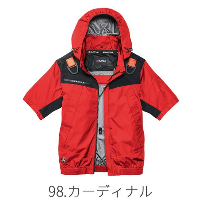 【2026年 マーリンファン＋30Vバッテリーセット】バートル BURTLE 空調ウェア EFウェア 【AC1196】 半袖 ブルゾン 超冷却保冷剤付き_9