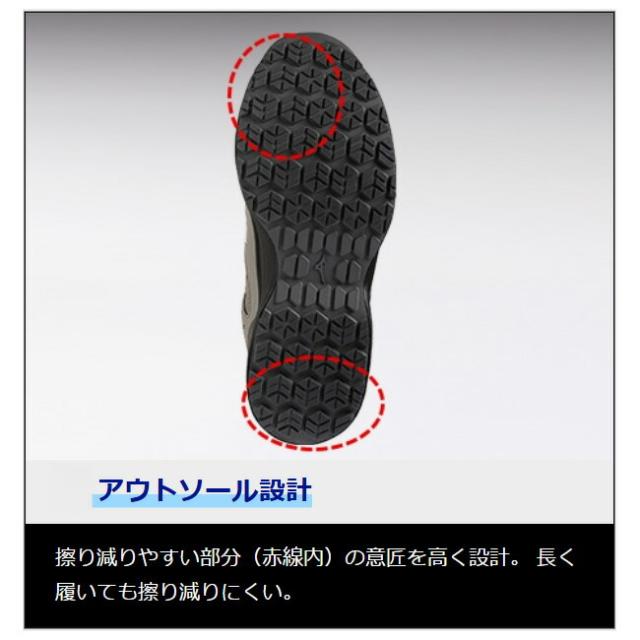 ミズノ mizuno 安全靴 作業靴 オールマイティ LS3 53L BOA 【F1GA2602 / F1GA2606】| メンズ レディース 新モデル 最新 限定 限定カラー ダイヤル式 ローカット 軽量 軽い JSAA A種 かっこいい おしゃれ カジュアル_6