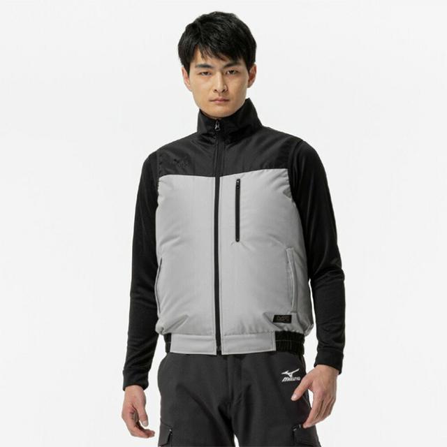 【12Vスターターキット ファン&バッテリー付き】ミズノ mizuno 空調ウェア【F2JE0190】 エアリージャケットTOUGH ベスト_4