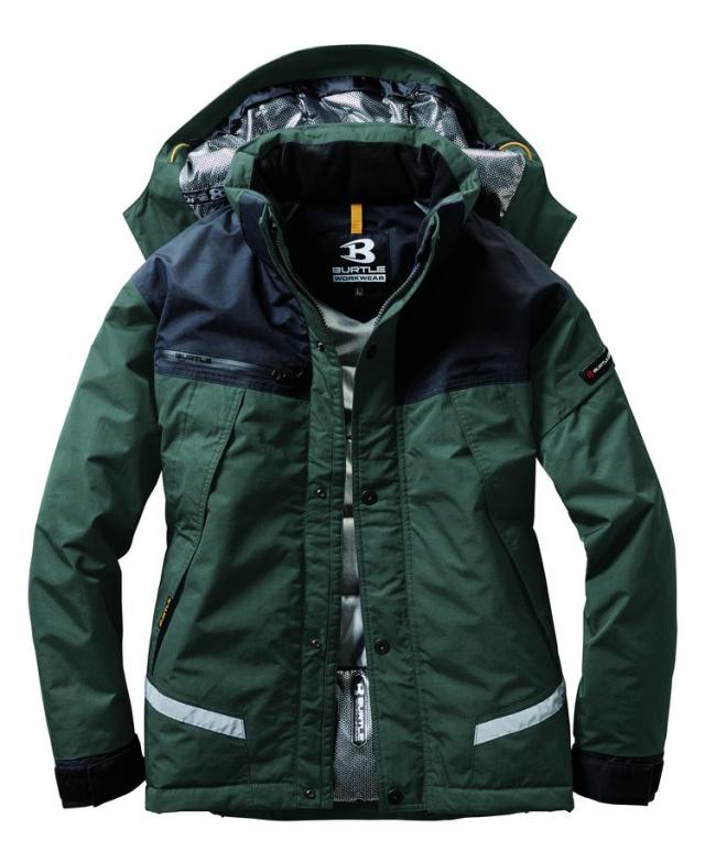 バートル 防水 防寒 ジャケット 大型フード付 ユニセックス【burtle7610】 | BURTLE 作業服 作業着 ユニフォーム 長袖 上着 ジャンパー かっこいい おしゃれ カジュアル メンズ 男性_4