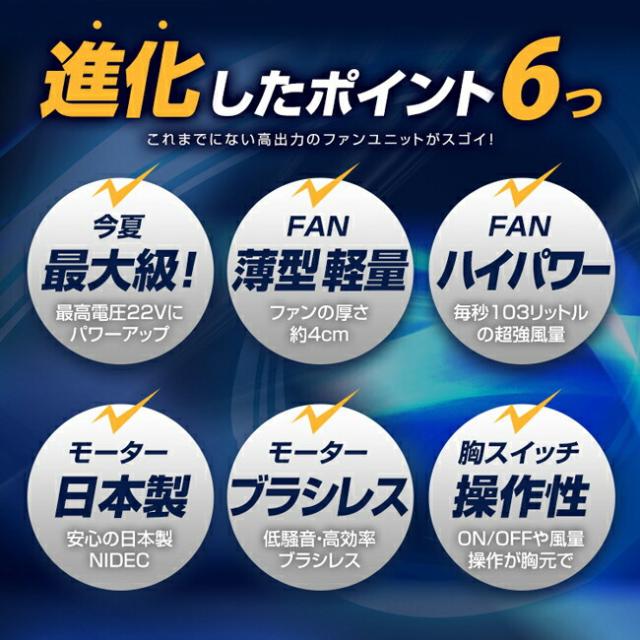 BRAIN ブレイン 22Vデバイスフルセット | ファン バッテリー セット BR