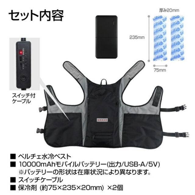 BRAIN ブレイン 水冷式ベスト セット レギュラーサイズ BR-861_15