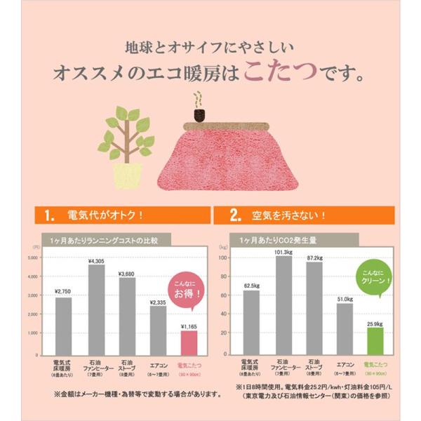 こたつ布団 長方形大 ギャッベ柄 ノルディック 掛け単品 約205×285cm | 冬 あったかい あたたかい 暖かい 温かい 暖房_8