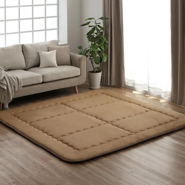 国産固綿40mm使用フランネル生地ふっくら敷『スムースF敷』約190×190cm | 冬 あったかい あたたかい 暖かい 温かい 暖房 国産固綿40mm使用フランネル生地ふっくら敷『スムースF敷』約190×190cm