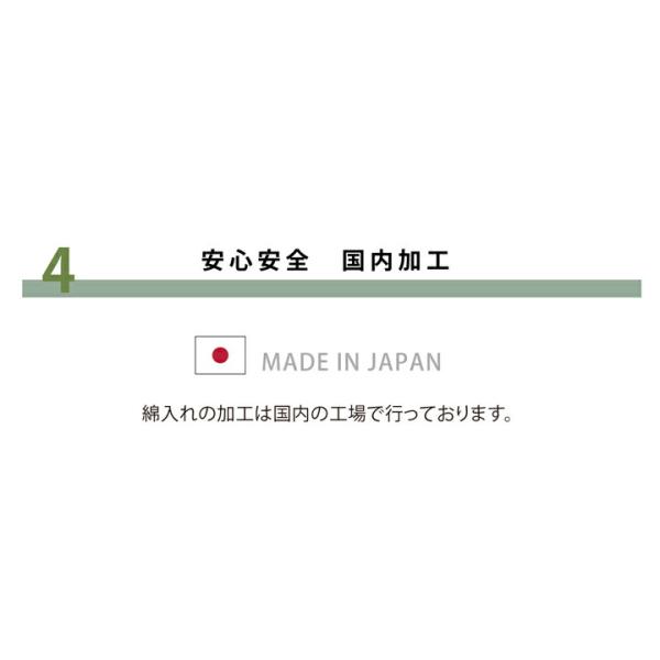 国産固綿40mm使用 ラグ ふっくら極厚敷き布団 『シャルマン』 約195×195cm | 冬 あったかい あたたかい 暖かい 温かい 暖房_6