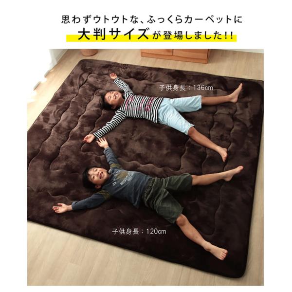 ラグ こたつ敷き布団 長方形 幅広ラグ 約220×260cm | 冬 あったかい あたたかい 暖かい 温かい 暖房_1
