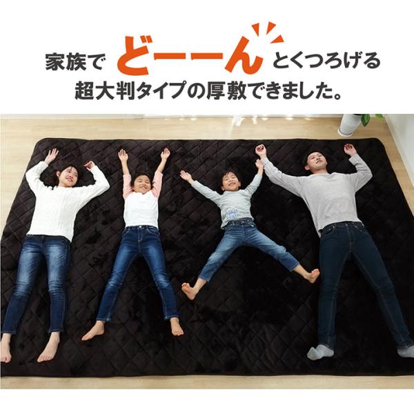 ラグ こたつ敷き布団 長方形 大きい 幅広ラグ 約220×400cm | 冬 あったかい あたたかい 暖かい 温かい 暖房_1