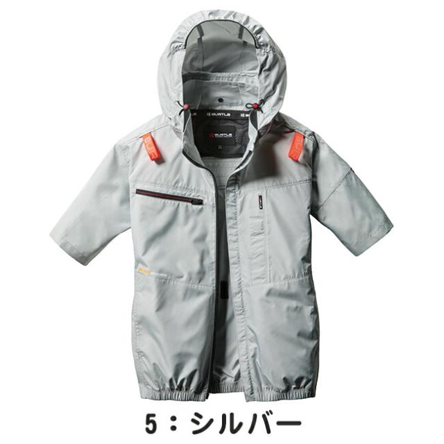 【2026年 アーバンブラックファン＋30Vバッテリーセット】バートル BURTLE 空調ウェア EFウェア 【AC2056】 半袖 超冷却保冷剤付き_3