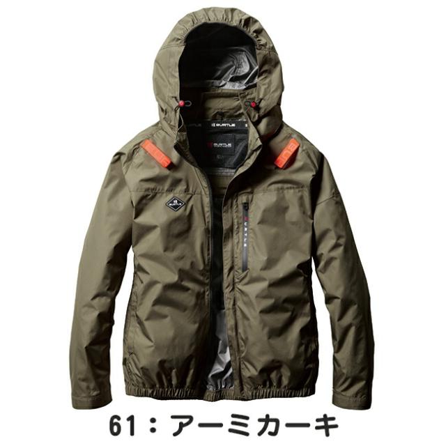 【2026年 メタリックゴールドファン＋30Vバッテリーセット】バートル BURTLE 空調ウェア EFウェア 【AC2061】 長袖 超冷却保冷剤付き_7