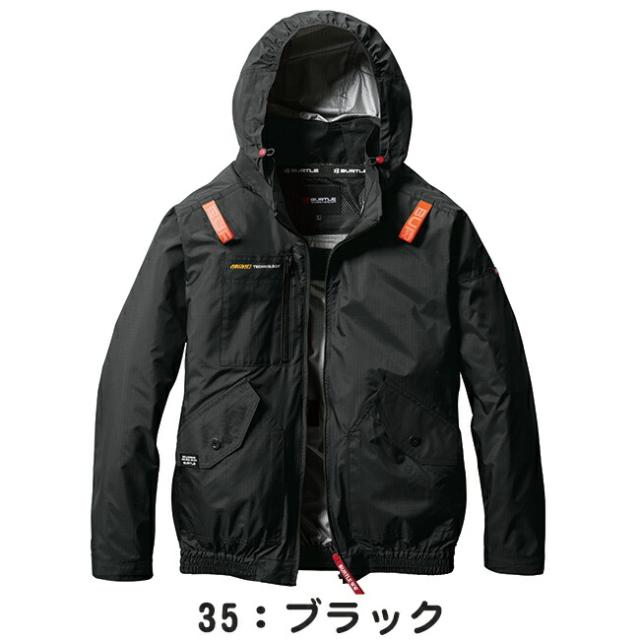 【2026年 マーリンファン＋30Vバッテリーセット】バートル BURTLE 空調ウェア EFウェア 【AC2071】 長袖 超冷却保冷剤付き_4