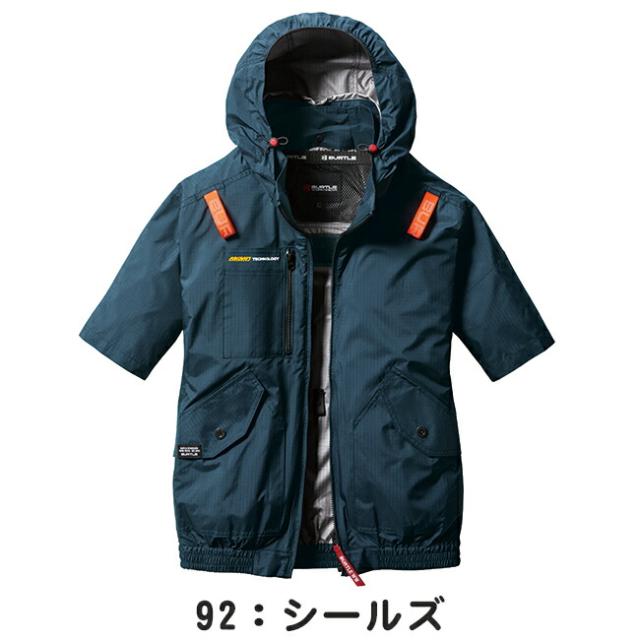 【2026年 メタリックゴールドファン＋30Vバッテリーセット】バートル BURTLE 空調ウェア EFウェア 【AC2076】 半袖 超冷却保冷剤付き_4
