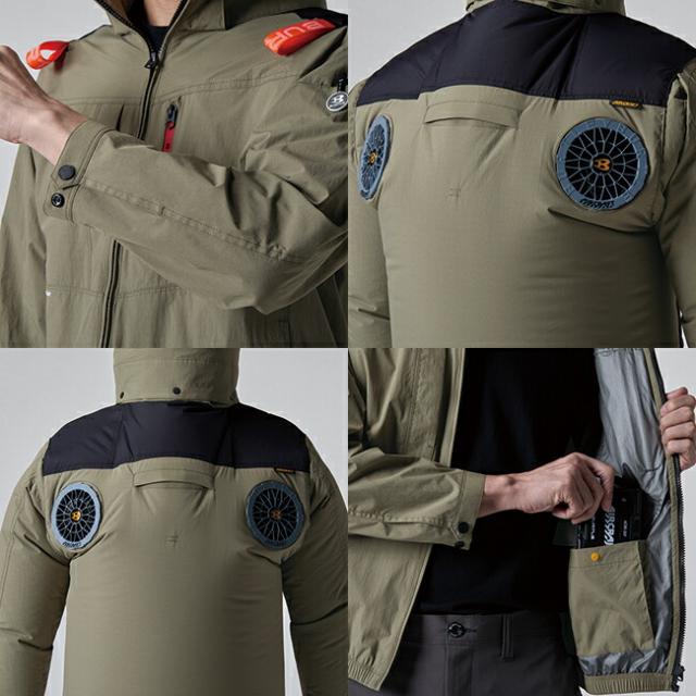 2026年 ハニーピンクファン＋30Vバッテリーセット】バートル BURTLE