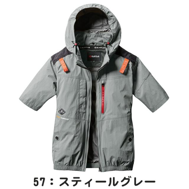 【2026年 スパイダーレッドファン＋30Vバッテリーセット】バートル BURTLE 空調ウェア EFウェア 【AC2086】 半袖 超冷却保冷剤付き_3