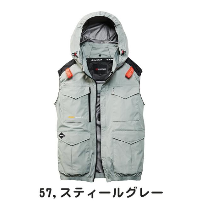 【2026年 マーリンファン＋30Vバッテリーセット】バートル BURTLE 空調ウェア EFウェア 【AC2104】 ベスト 超冷却保冷剤付き_6