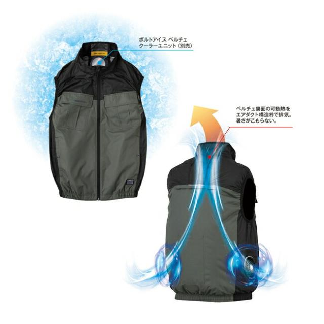 【24V 2025年 GLOBALバッテリー＆ファン付き】コーコス CO-COS 【G-4040】 ボルトクール 遮熱 半袖_11