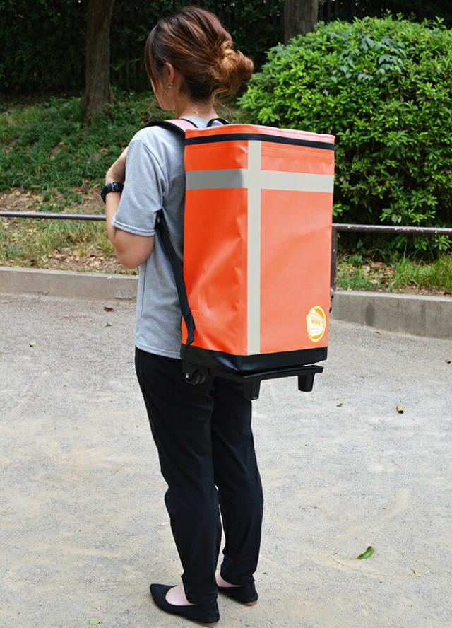 メテックス METEX 【EX48CXWM2B】 EX.48 防災バッグTANAKA 防災士ブラザーズモデル【M】ベーシック２人用オレンジ/シルバーグレー