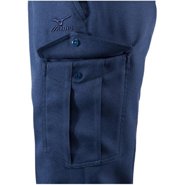 ミズノ mizuno 通年 素材 ワークパンツ 樹脂ファスナー【F2JF2582