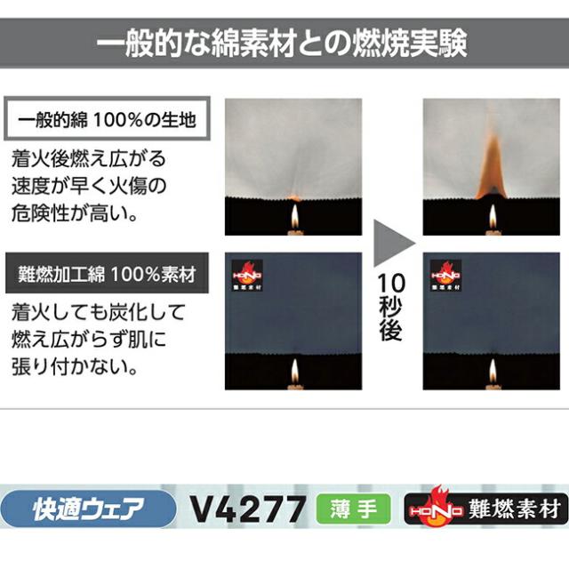 村上被服 快適ウェア 難燃半袖ブルゾン【v4277】_9