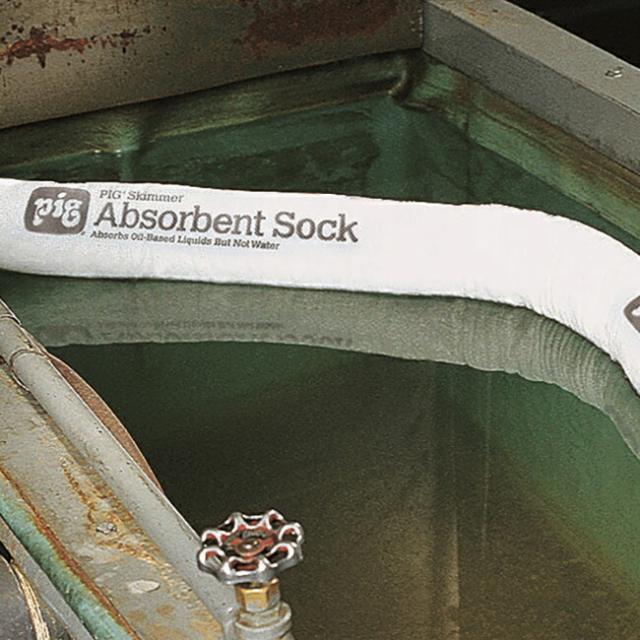 スキマーソックス 幅 8cm x 長さ 122cm オイル吸着材 104PS PIG ピグ