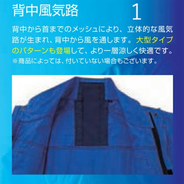 【24V 2025年 GLOBALバッテリー＆ファン付き】空調風神服 sun-s サンエス 空調ウェア エコ長袖ブルゾン KF92411_12
