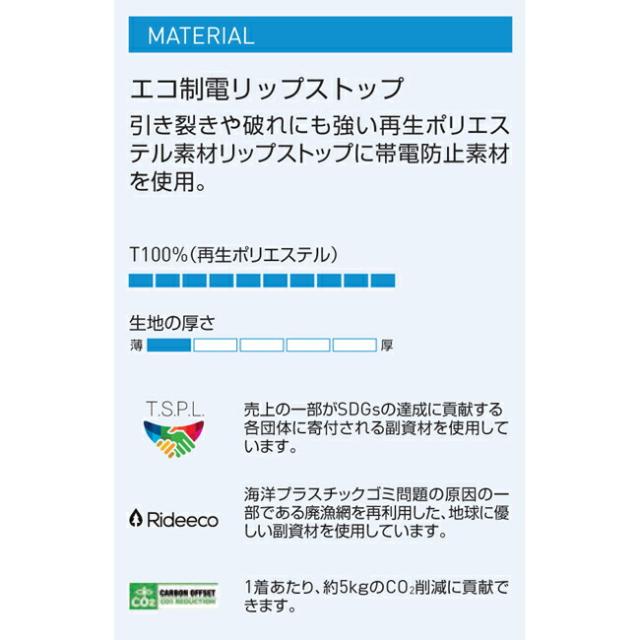 【24V 2025年 GLOBALバッテリー＆ファン付き】空調風神服 sun-s サンエス 空調ウェア エコ半袖ブルゾン KF92420_2