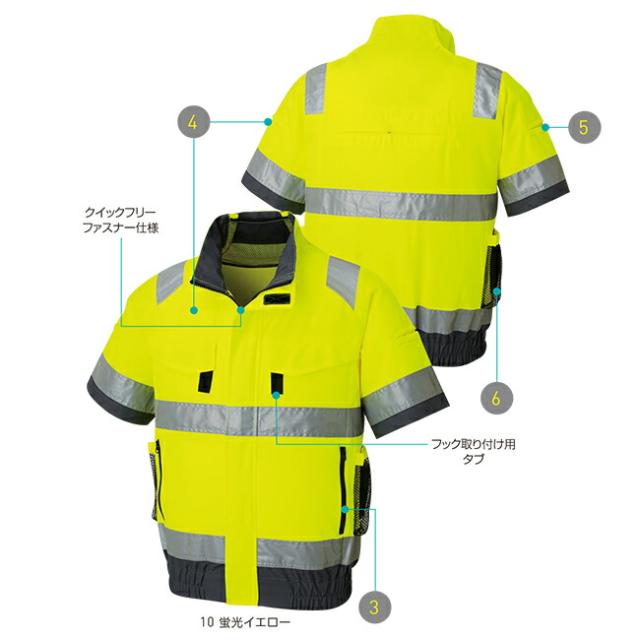 24V 2025年 GLOBALバッテリー＆ファン付き】サンエス SUN-S 空調風神服