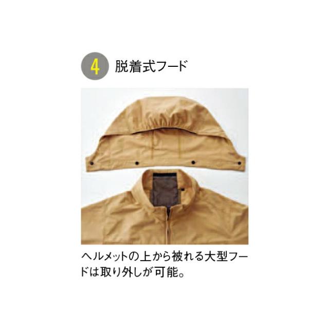 【2026年 24V 日本製バッテリー＆ファン付き】サンエス SUN-S 空調風神服 空調ウェア 【KF92631】 長袖 ブルゾン_3
