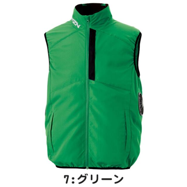 【2026年 30V 海外製バッテリー＆ファン付き】サンエス SUN-S 空調風神服 空調ウェア 【KF96032】 チタン加工 ベスト_7