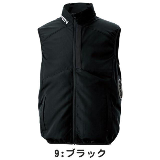 【2026年 30V 海外製バッテリー＆ファン付き】サンエス SUN-S 空調風神服 空調ウェア 【KF96032】 チタン加工 ベスト_9