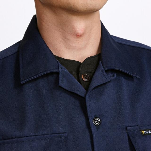 寅壱 オープンシャツ 2530-106 | 長袖シャツ 作業用 通気性 吸汗速乾