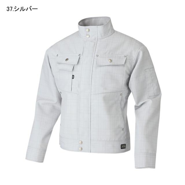 寅壱 チェック柄長袖ブルゾン 7560-124 |  作業ジャンパー 防寒 耐久性 高機能 メンズ 春秋  おしゃれ ワークウェア_2