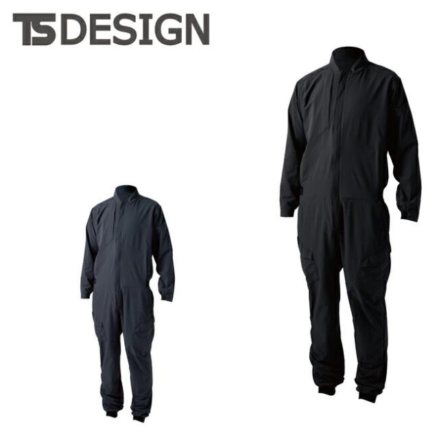 TSDESIGN 藤和 ＴＳ４Ｄオーバーオール 9110
