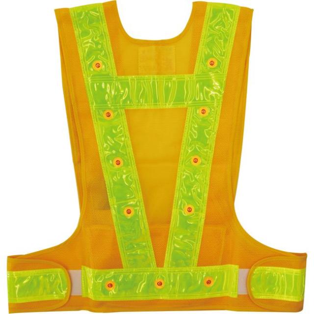 コーコス 3016022 LED 多機能安全ベスト 光るんです！ ｜ 作業着 作業