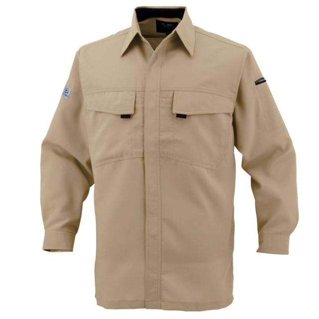 コーコス A-3368 エコ・製品制電長袖シャツ JIS エコマーク 帯電防止