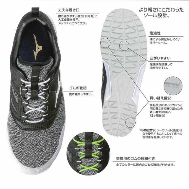 送料無料 】ミズノ mizuno 新色 新モデル 安全靴 F1GA1903 オール