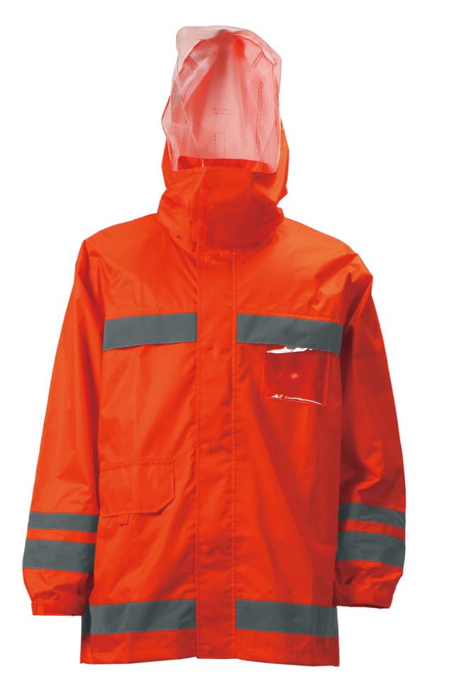 カジメイク Kajimeiku No.3810 レインウェア 視認性レインスーツ | カッパ 雨具 合羽 メンズ レディース 大きいサイズ 自転車 通学 バイク 作業 現場 仕事 ビジネス 防水 梅雨 雨 台風 登山 ハイキング アウトドア_1