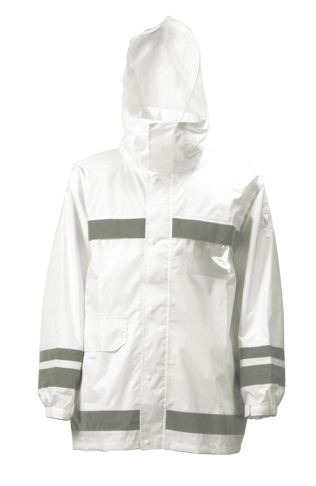 カジメイク Kajimeiku No.3810 レインウェア 視認性レインスーツ | カッパ 雨具 合羽 メンズ レディース 大きいサイズ 自転車 通学 バイク 作業 現場 仕事 ビジネス 防水 梅雨 雨 台風 登山 ハイキング アウトドア_2