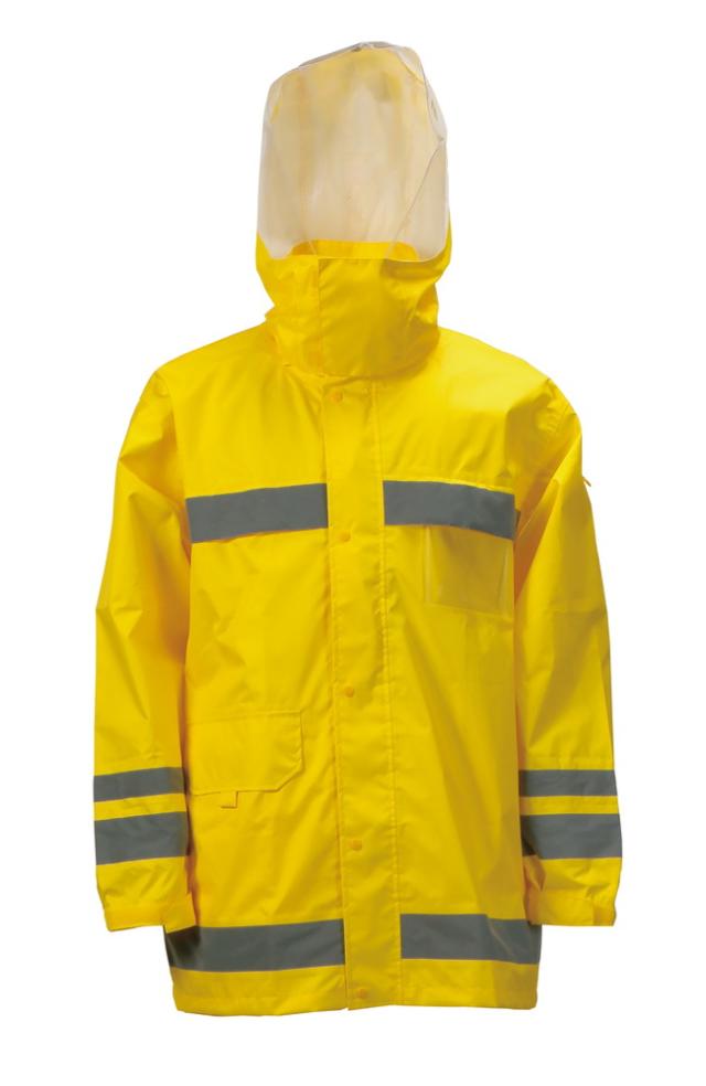 カジメイク Kajimeiku No.3810 レインウェア 視認性レインスーツ | カッパ 雨具 合羽 メンズ レディース 大きいサイズ 自転車 通学 バイク 作業 現場 仕事 ビジネス 防水 梅雨 雨 台風 登山 ハイキング アウトドア_6