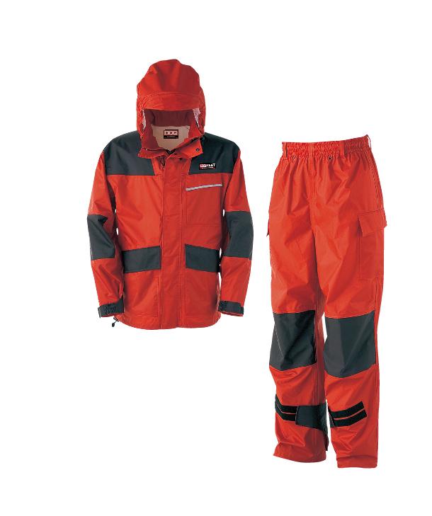 カジメイク Kajimeiku KM-001 レインウェア 仕事合羽 | カッパ 雨具 合羽 メンズ 大きいサイズ 自転車 通学 バイク 作業 現場 仕事 ビジネス 防水 梅雨 雨 台風 登山 ハイキング アウトドア_2