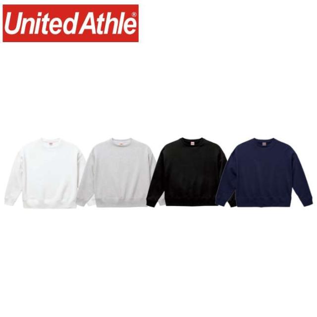 ユナイテッドアスレ（United Athle） 10.0オンス T/C ビッグシルエット クルーネックスウェット【5627-01】長袖 メンズ レディース 裏起毛 無地 カジュアル コットン オシャレ シンプル
