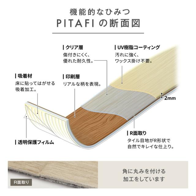 【東リ】【サンプル無料でお届け】 LAYフローリングピタフィー PITAFI (1ケース24枚入り) | 賃貸OK  かんたん施工 貼ってはがせる 簡単リフォーム_10