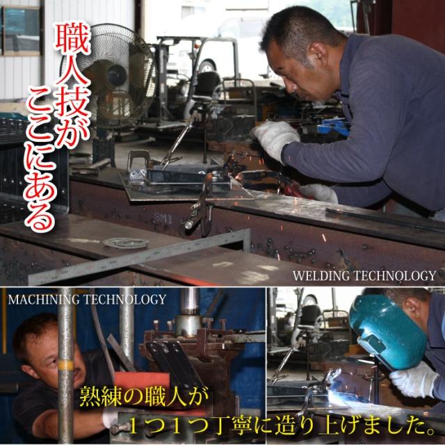 アイアン 棚 シェルフ おしゃれ 職人手作り 日本製 ウォールシェルフ 黒 (つや消し) 2段 (大) 耐荷重 50kg 30Kg アイアンブラケット アンティーク 棚受け 金具 DIY_2