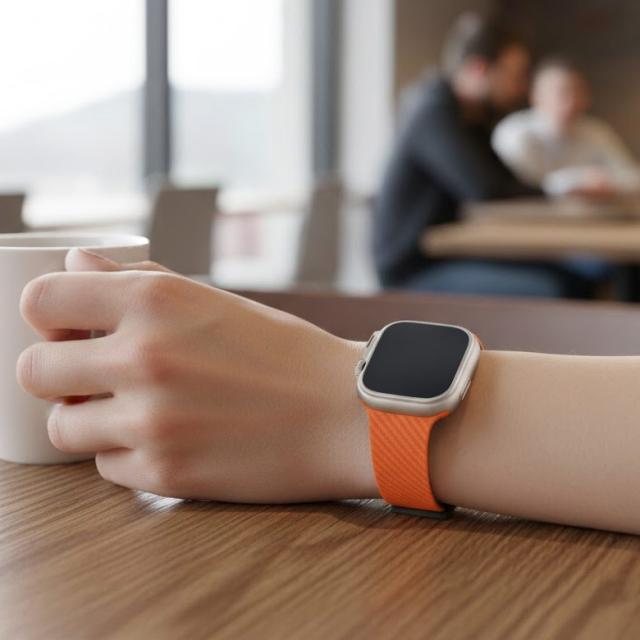 アップルウォッチ カーボンSTYLE シリコン バンド Apple Watch ベルト 