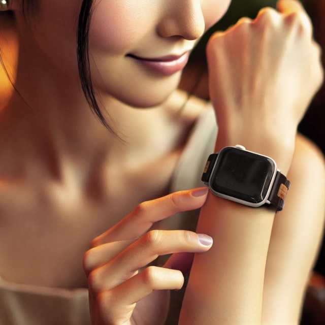 アップルウォッチ 天然木 バンド WOOD AppleWatch ベルト 3連 おしゃれ