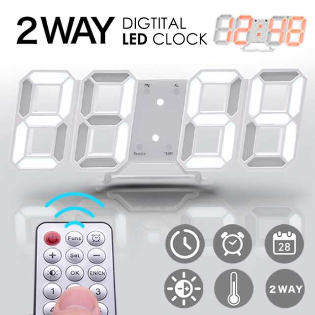 CXR012☆新品壁時計 創造的 デジタル 電子 シンプル 装飾 インテリア おしゃれ 壁掛け LED DIY 置き時計 輸入雑貨